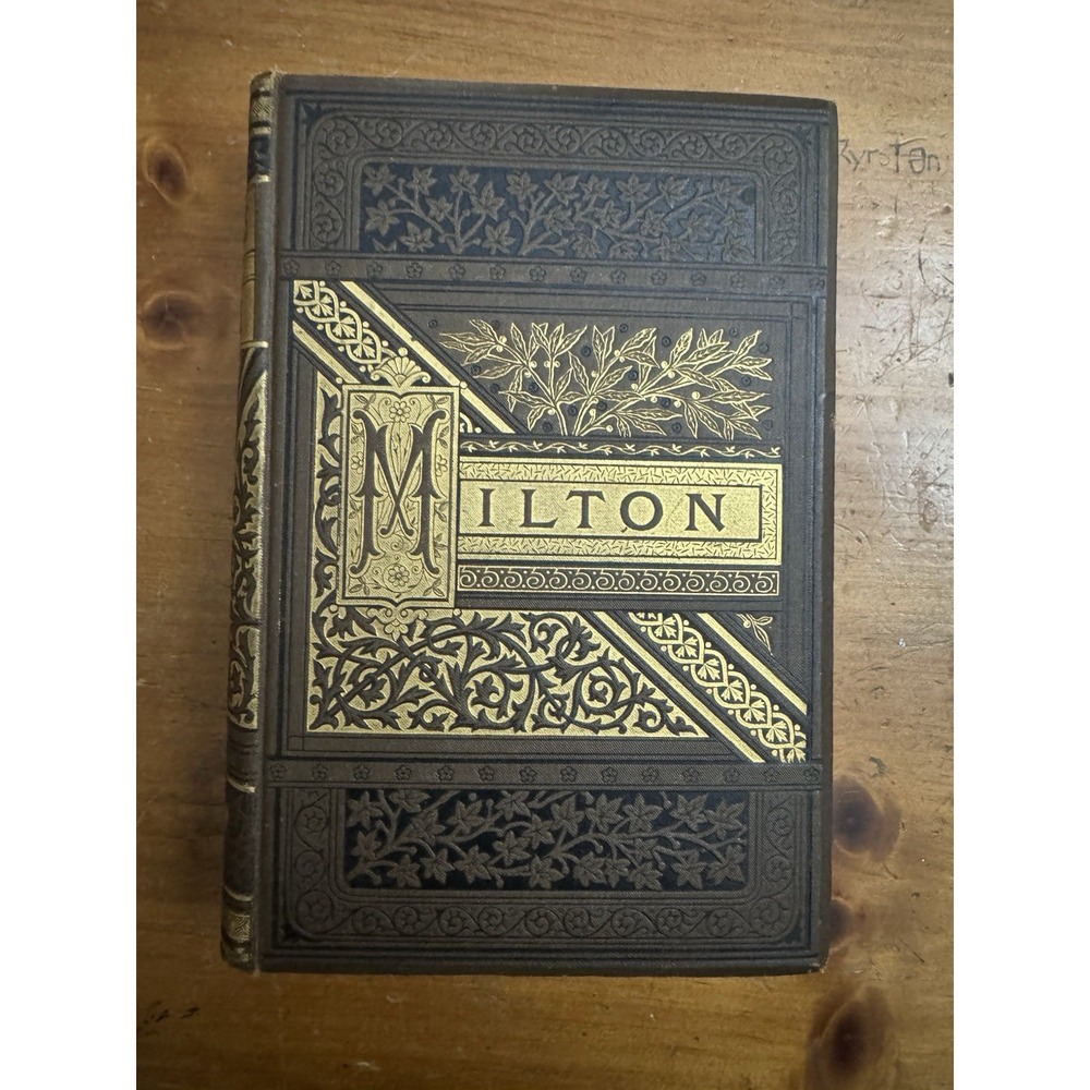 The Poetical Works of JOHN MILTON - John W. Lovell Company Hard Cover Rare Book.